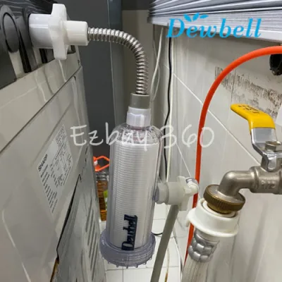 Dewbell f15 Water Filter System - Washing Machine Line With High Grade Type Refill