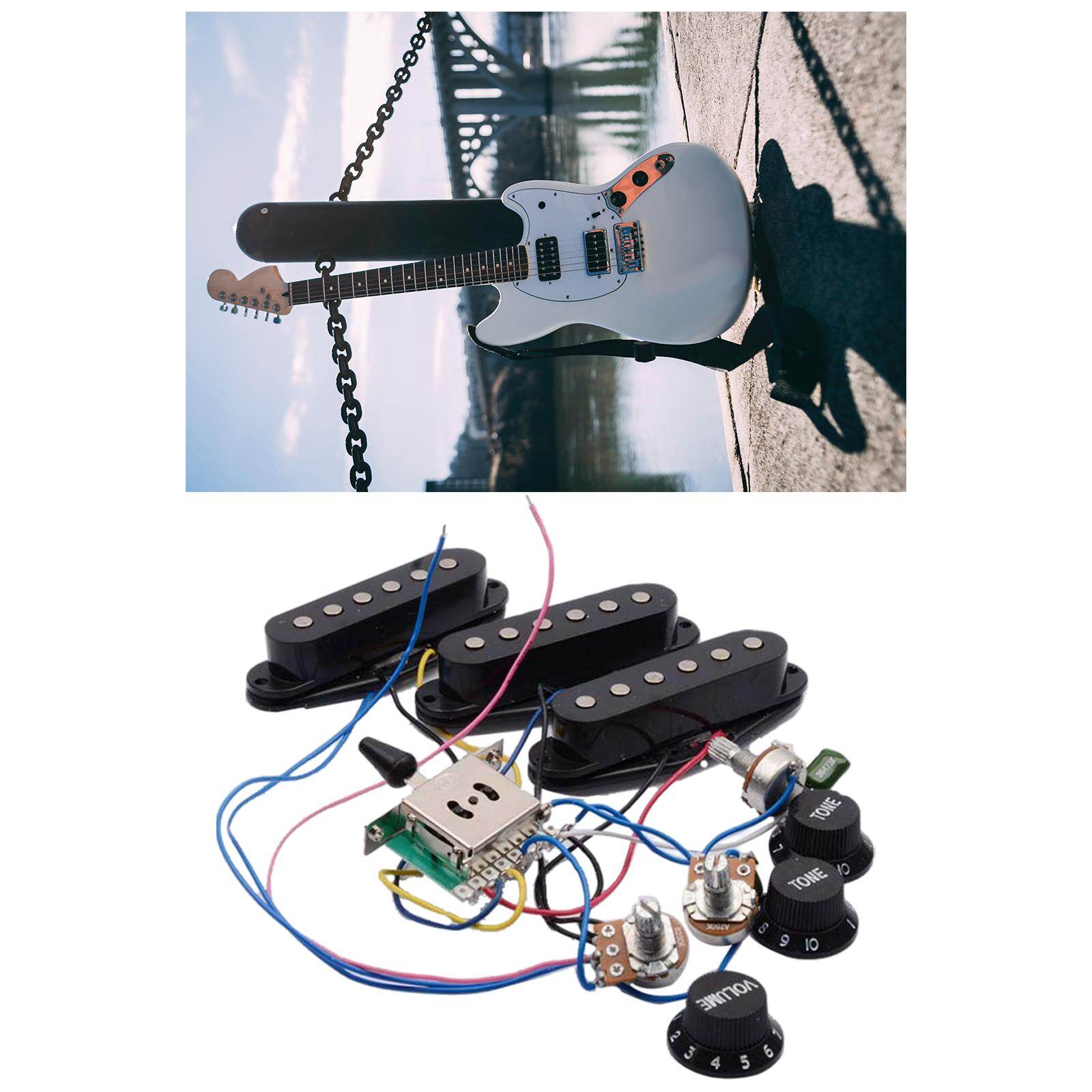Bnguitar guitar pickup set passive pickup 250k for st electric guitar accessory