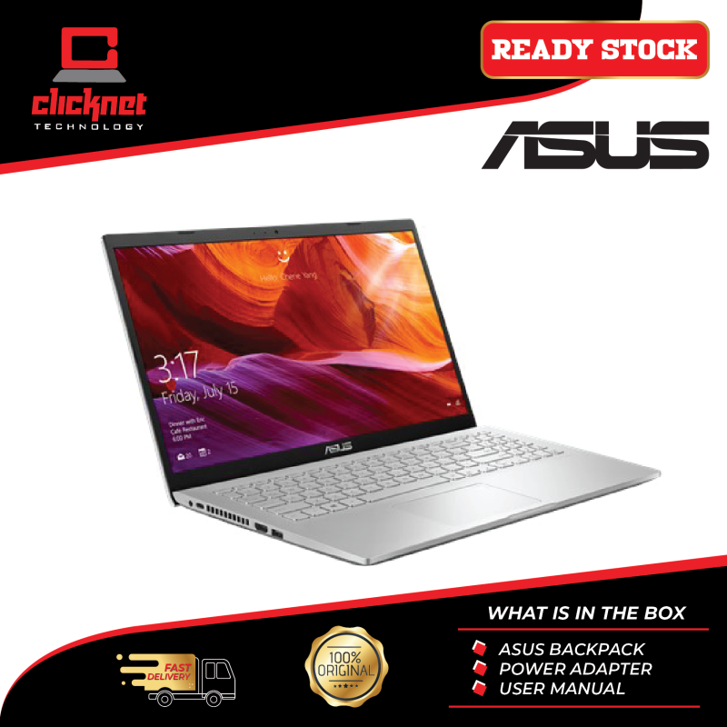 Asus Laptop M409D-ABV066T 14 Silver ( Ryzen R3-3200, 4GB, 512GB, ATI, W10 ) Malaysia