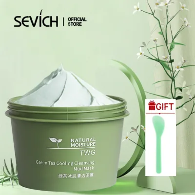 SEVICH Green Tea Cleansing Mask Removal Blackhead Oil Control Mud Moisturizing Mask