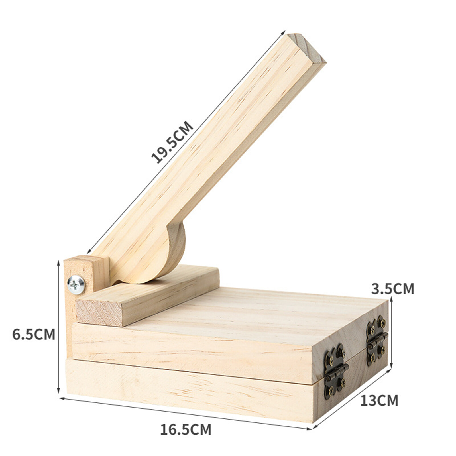 Blesiya Wooden Tortilla Paste Press Manual Dumpling Presser Pizza Maker Baking