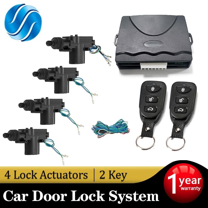 Hippcron Car Lock Door Remote Control Keyless Entry System Locking Kit