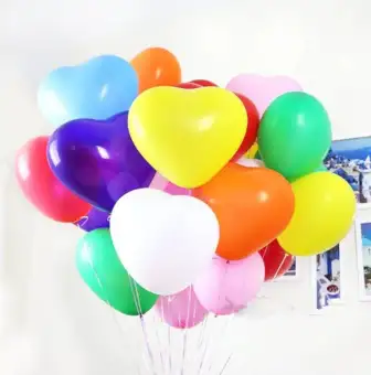 10pcs Lot 10inch Heart Latex Balloons Wedding Happy Birthday