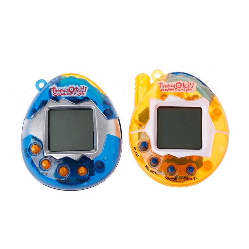 1 Máy Chơi Game Điện Tử Cầm Tay Kỹ Thuật Số Ảo LCD Cho Thú Cưng Đồ Chơi Với Dây Buộc