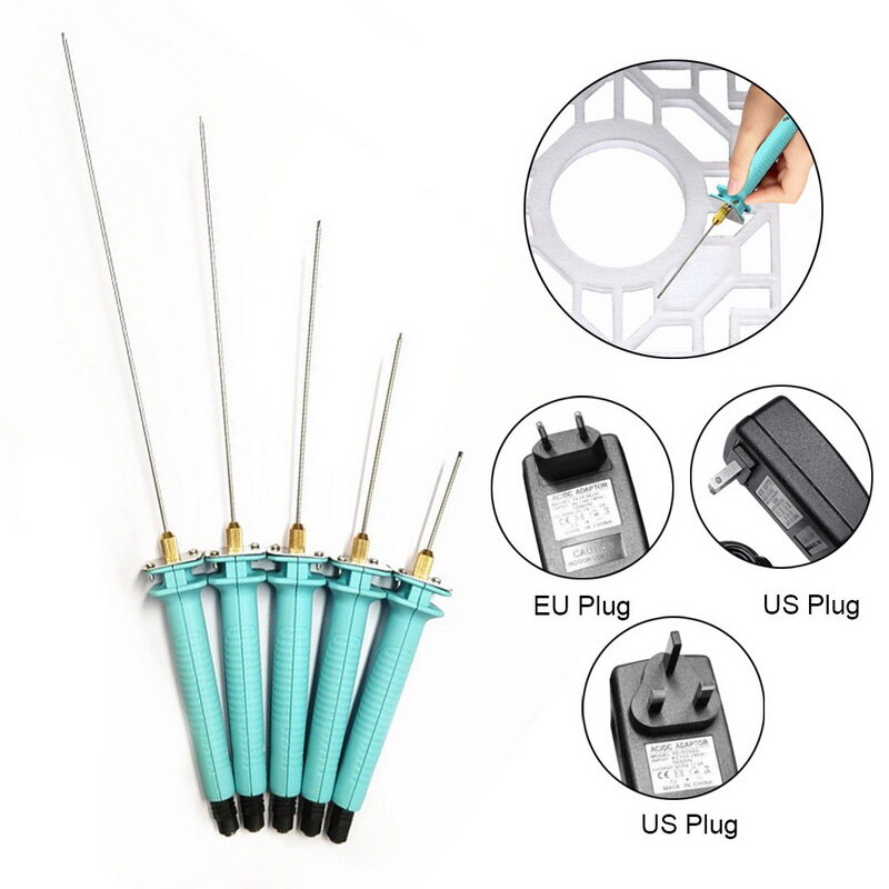 Electric Foam Cutter 5/10/15/20/25m Cutting Pen + Electronic Adaptor Styrofoam Cut