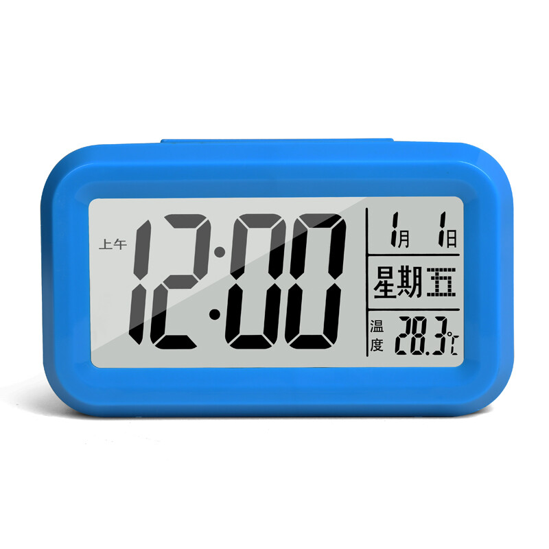 Ultra-loud voice timer for the blind for the elderly, bedside student alarm clock, personalized electronic luminous mute simple clock