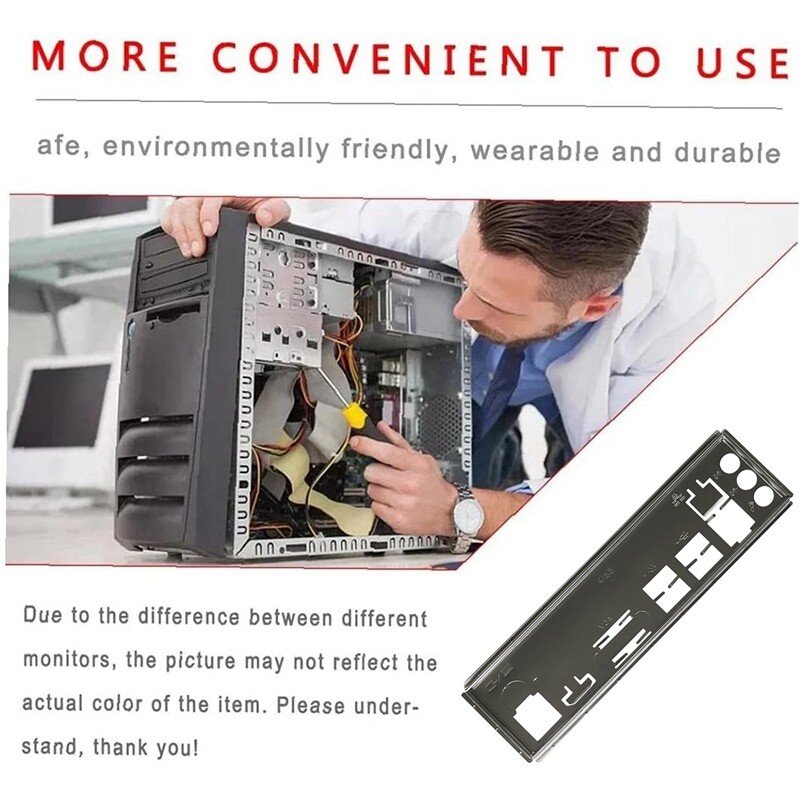 I/O Shield back plate for b250c B75 12usb B75 8usb mining motherboard Io cake chassis bracket