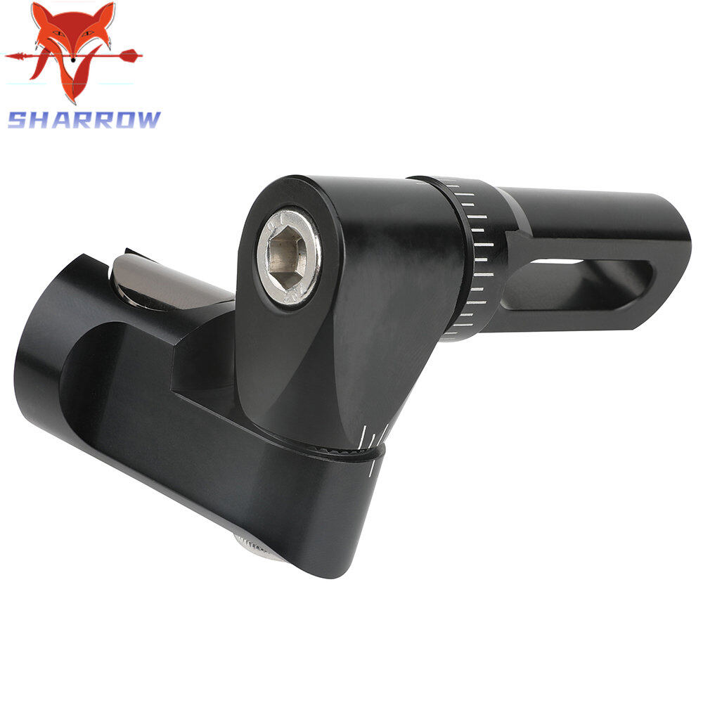 Compound Bow V Bar Balance Rod Stabilizer Precise Angle Adjustable Adapter Shock Absorption