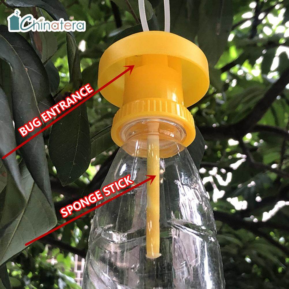 Hanging Fruit Fly Trap Killer Plastic Drosophila Trap Insect Pest Fly Catcher Antimosquito Farm Orchard Vegetable Garden Control Tool