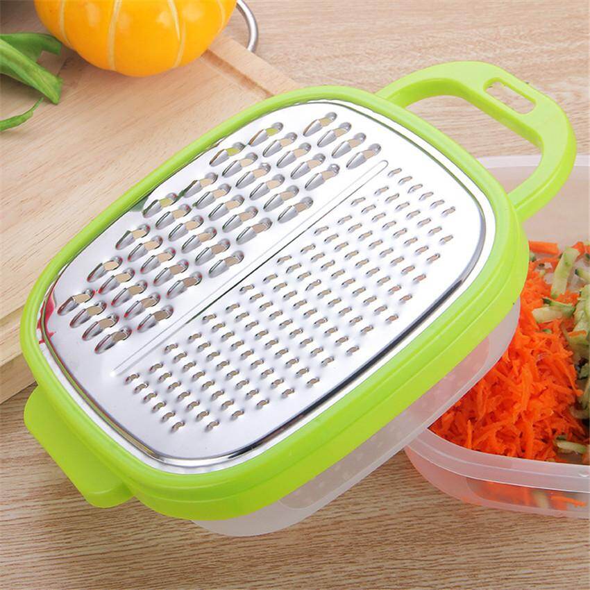 Dụng cụ bào rau củ quả bằng thép không gỉ và nhựa PP kích thước 23*17.5*5cm dùng trong nhà bếp - INTL