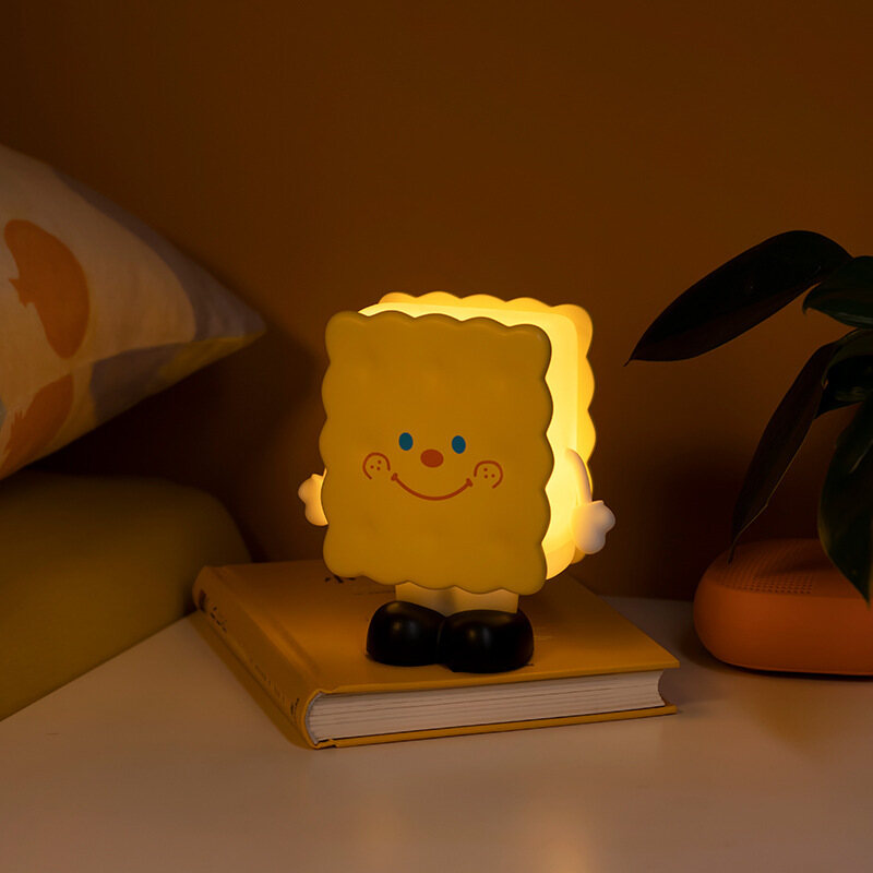 Biscuits night light ins-wind toast bread biscuit mood light bedroom bedside
