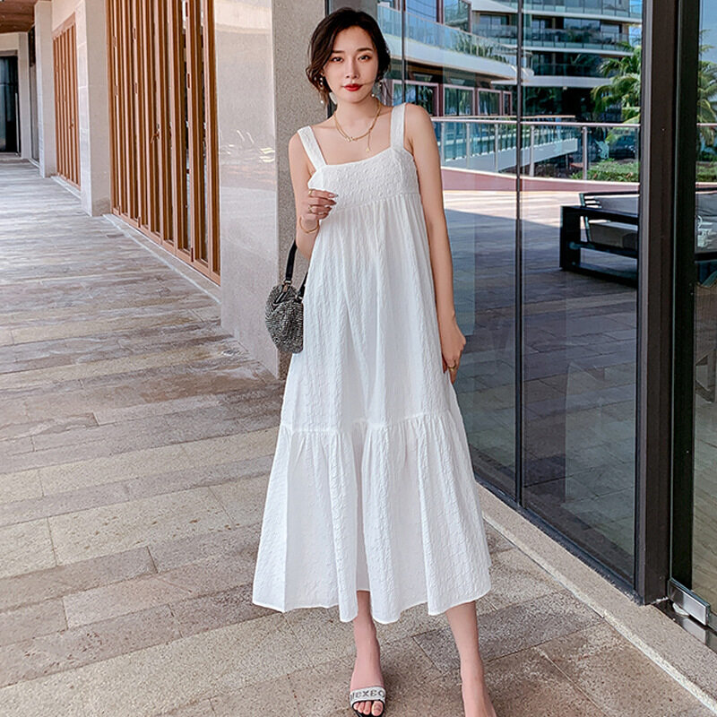 korean white gown