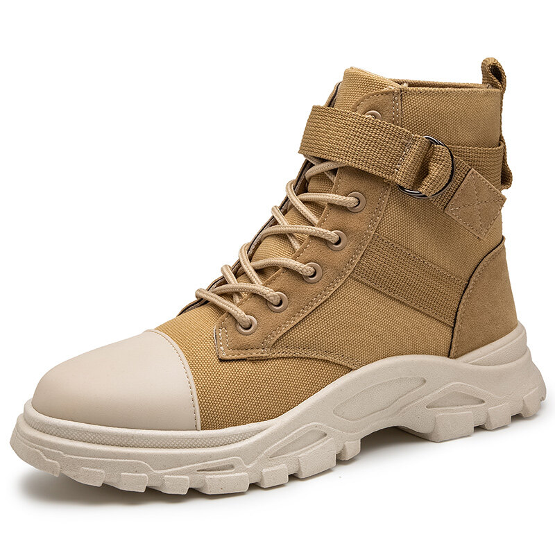 GRAZIA Men Boots Tactical Military Canvas Army Boots Mens Working Shoes Combat Boots for Men Shoes Boots мужская zapatos de hombre