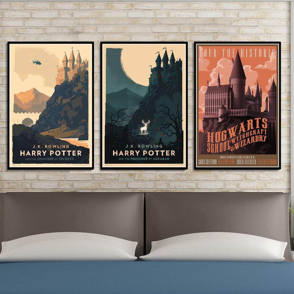 Harry Potter Movie Picture Photo print On Framed Canvas Wall Art home Decoration