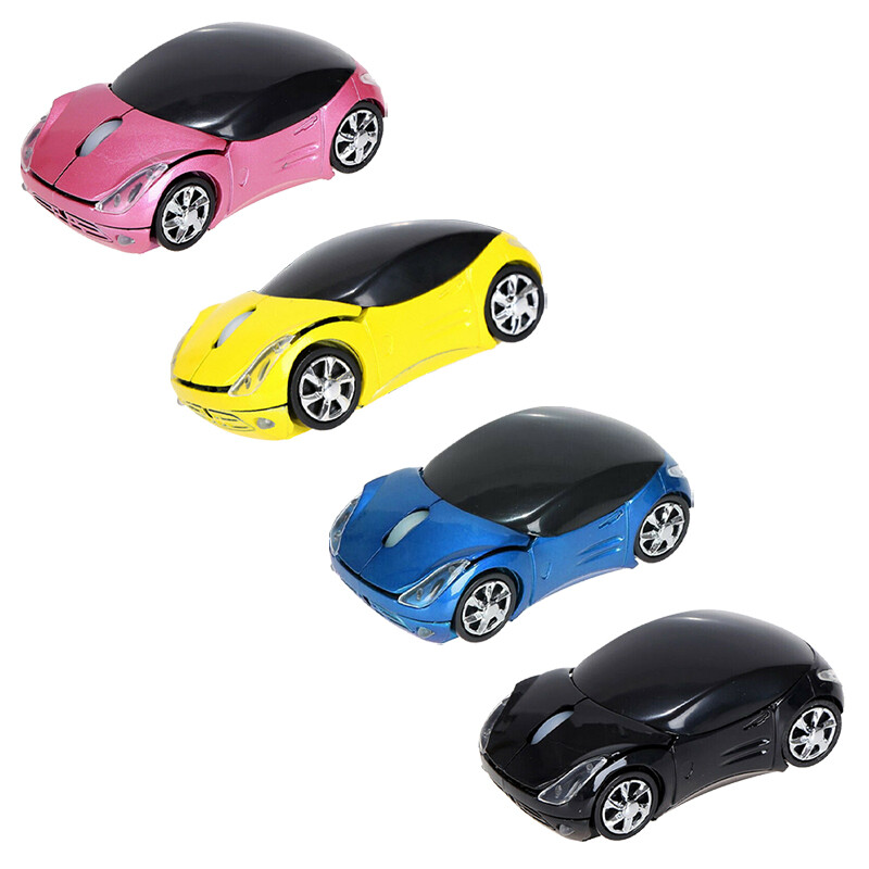 【YIDEA HONGKONG】2.4GHZ Car Mouse Wireless Mouse Cool Car Shape Mice 1600 DPI Optical Gaming Mouse Wireless With Computer USB Receiver