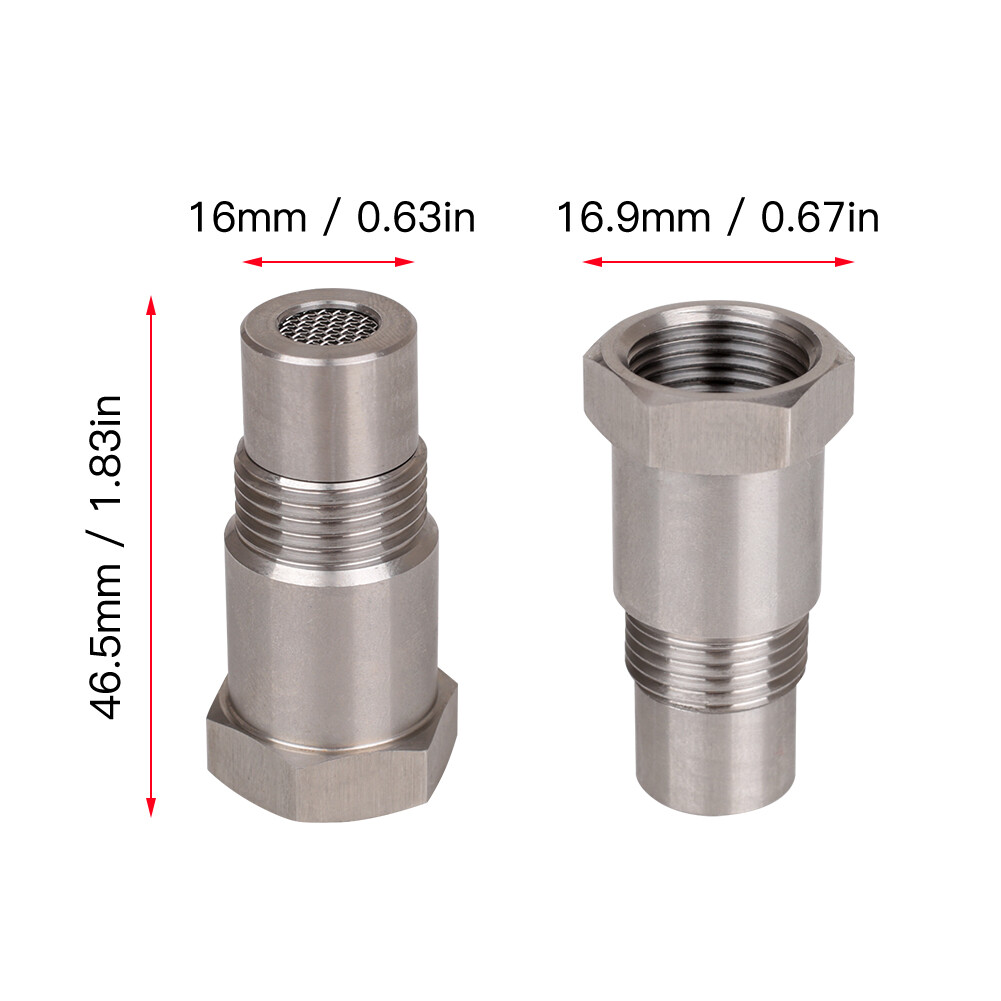 LO 【Miễn Phí Vận Chuyển】bộ Chuyển Đổi Thiết Bị Loại Bỏ Ánh Sáng Kiểm Tra Động Cơ CEL Sửa Chữa Ô Tô-Cảm Biến Oxy O2 M18X1.5