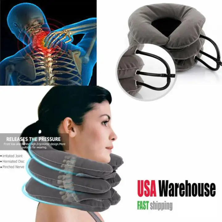 100 Original Ready Stock 3 Layer Inflatable Air Cervical Neck