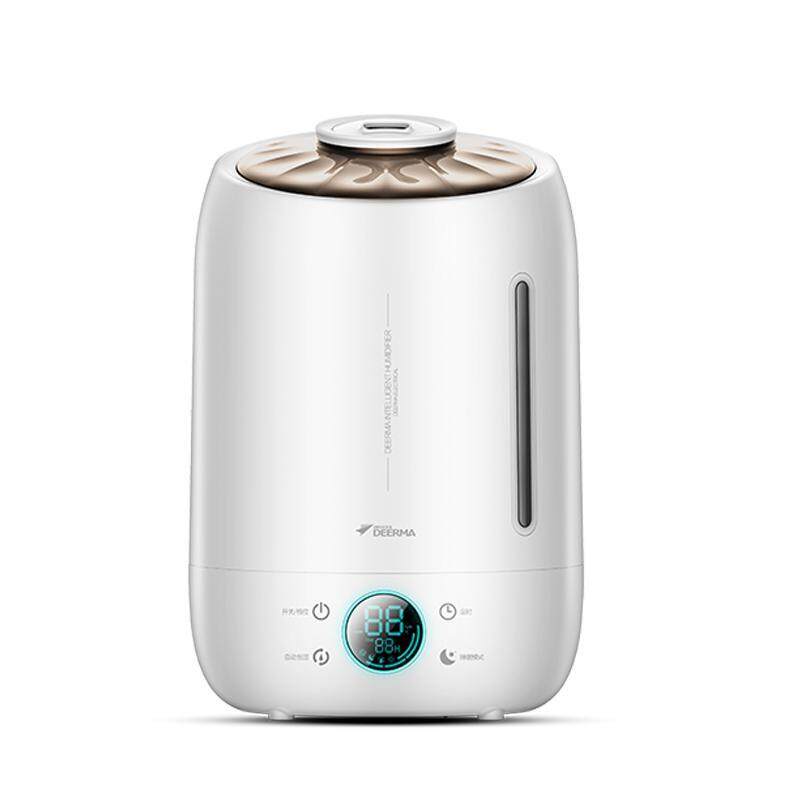 Deerma 5L Shell Air Humidifier, 2 In 1 Essential Oil Diffuser & Air Purifier with Safety Auto-Off Mode with LED Digital Screen Singapore