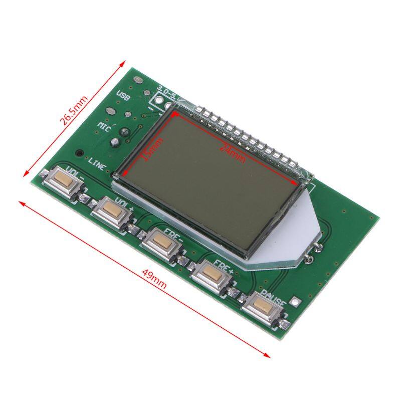 DSP PLL 87-108MHz Digital Wireless Microphone Stereo FM Transmitter Module Board