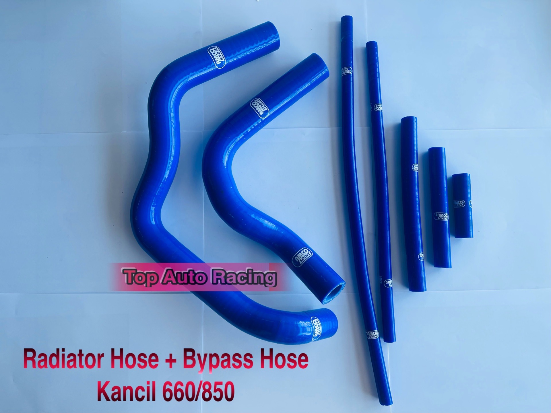 Silicone 4layer Radiator Hose Bypass Hose Kancil 660 850 7pcs Blue Lazada