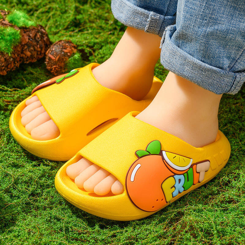 O'KADY Children's Slippers Fruit Cartoon Thick Bottom Cute Soft Bottom Non-slip