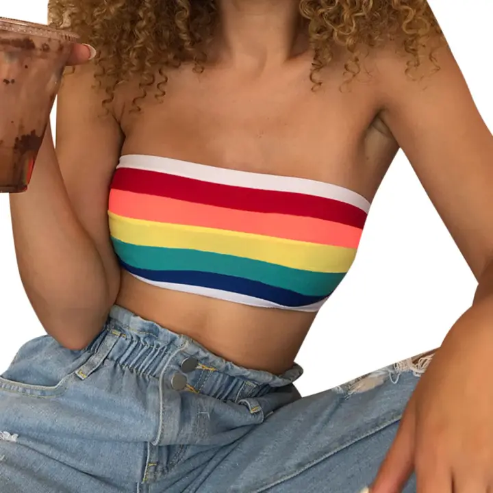 rainbow bustier