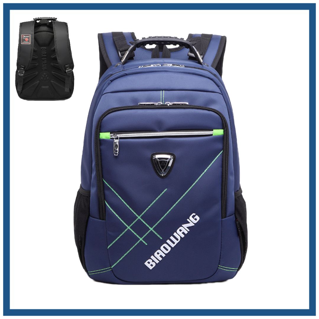 biaowang laptop backpack School & Bag – Warsak Imported Collection Black Biaowang Printed Backpack With