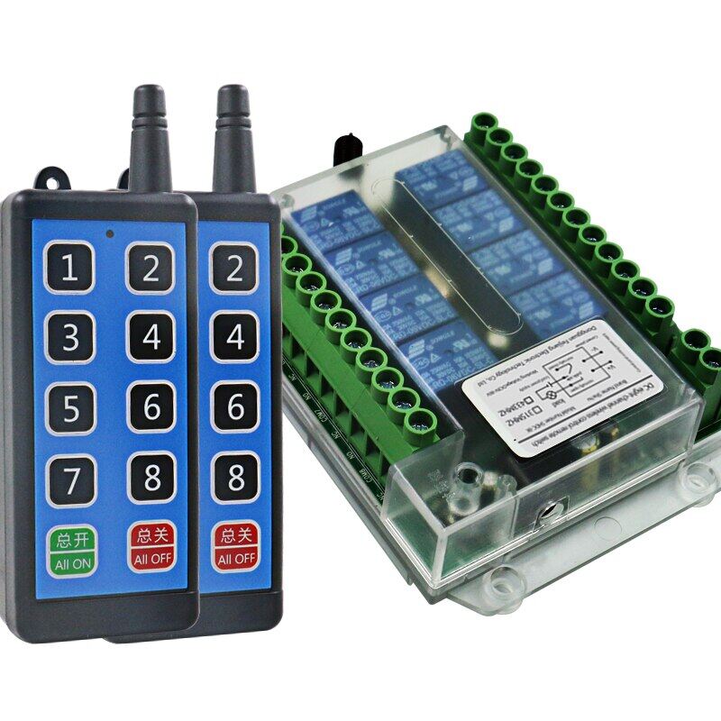 8 Channel Wireless Rf Remote Control Switch 12V /24V/36V/220Vremote Cont Wireless Remote Motor Control Switch