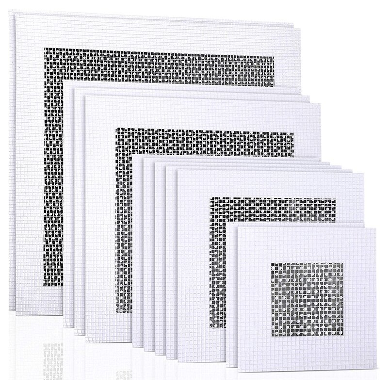Drywall Patch Kit, 12 Pcs Aluminum Drywall Repair Kit For Holes, 2/4/6/8 Inch Self Adhesive Fiberglass Wall Hole Patch Kit For Drywall, Sheet Rock, Aluminum Metal Sheetrock Ceiling Dry Wall Patch - View #11