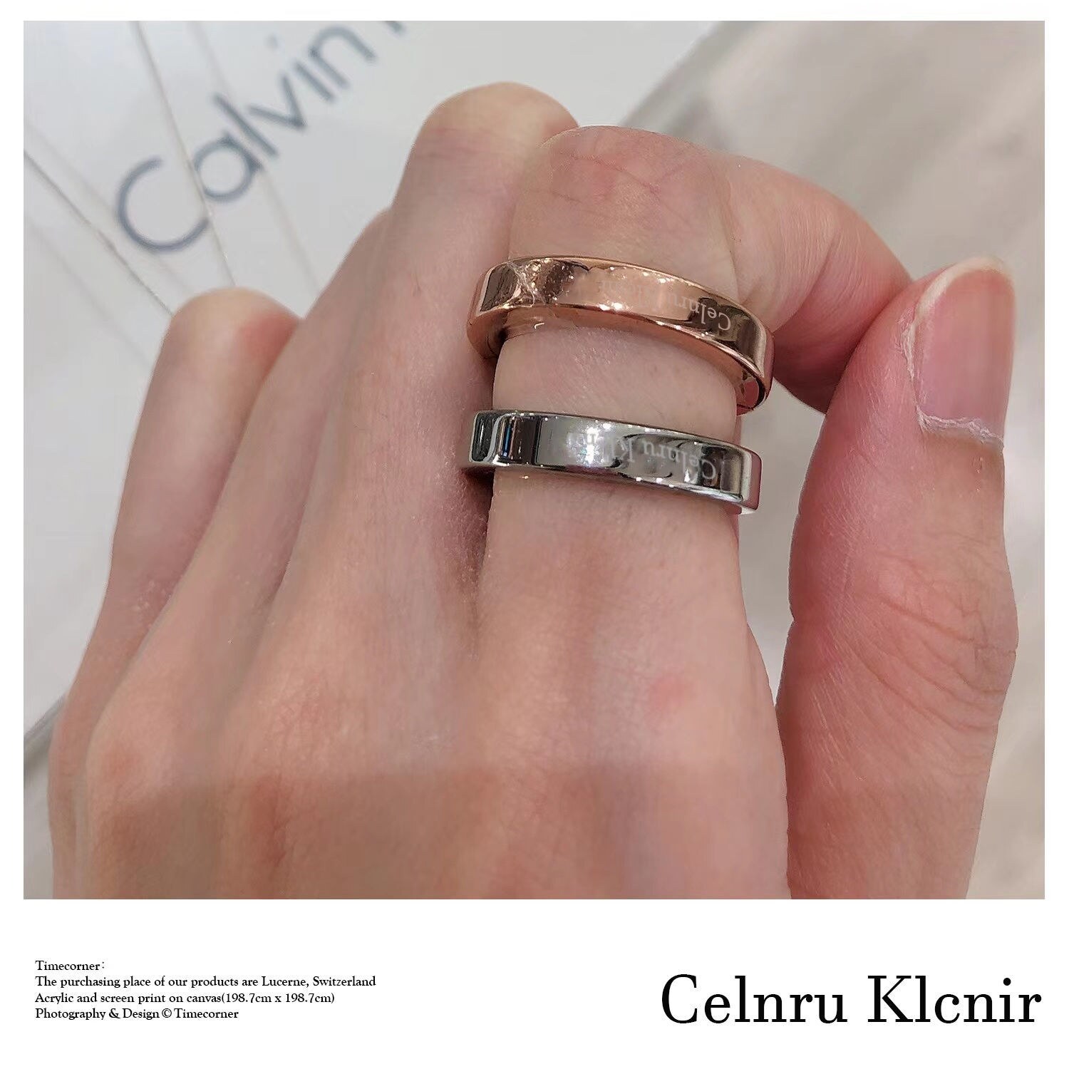 Calvin klein discount ring couple