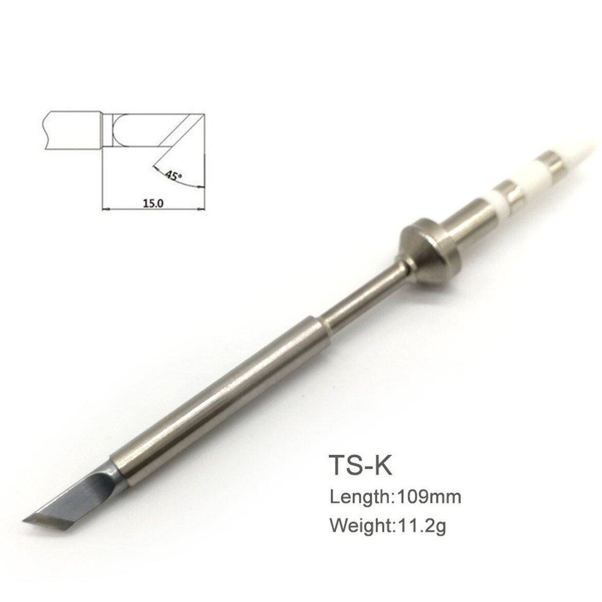 WLLW (Tốt Và Rẻ) Giảm Giá Chớp Nhoáng, TS100 Đầu Mỏ Hàn Sắt Kỹ Thuật Số Mini Đầu Mũi Thay Thế