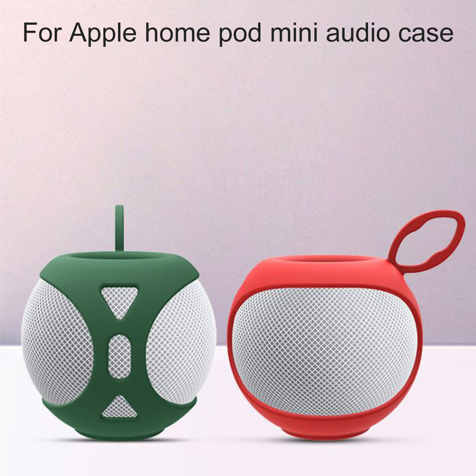 Baicai Ốp Loa Nhà Bếp Vỏ Bảo Vệ Loa Silicon Chống Sốc Chống Rơi Tương Thích Với Apple Homepod Vỏ Bảo Vệ Loa Mini Chống Rơi
