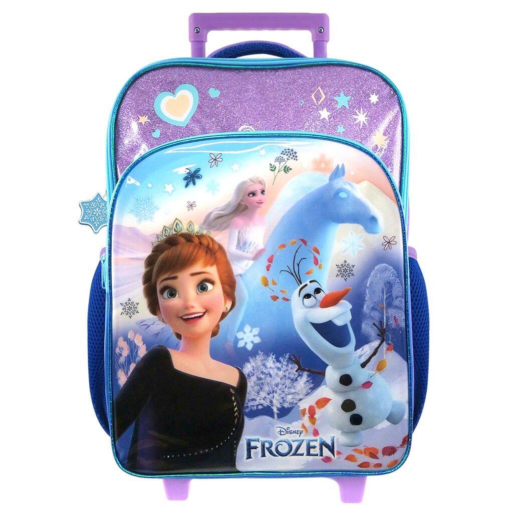 Disney Frozen Trolley School Bag 6 Wheel Kids Primary Bag Sekolah