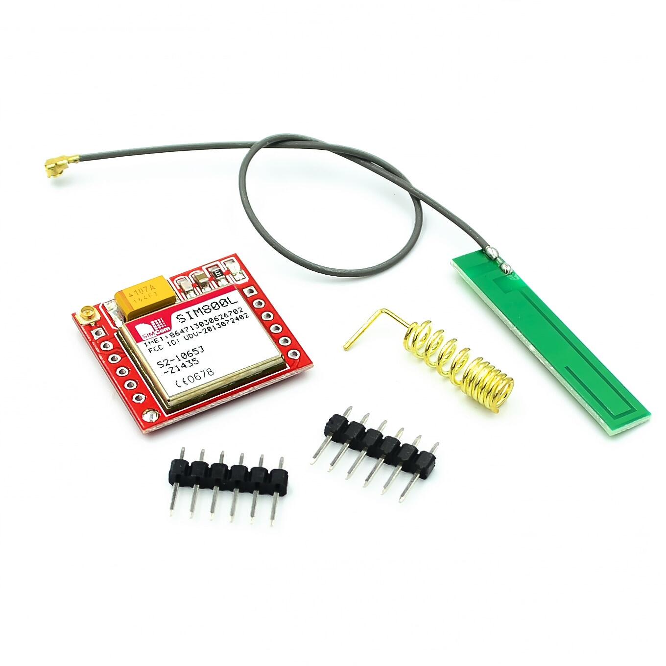 Mô-đun GSM GPRS SIM800L Nhỏ Nhất Bo Mạch Lõi Thẻ MicroSIM Cổng Nối Tiếp TTL Bốn Băng Tần