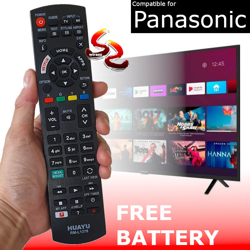 Huayu TV remote for Panasonic Viera Smart TV/LED/LCD Compatible Remote ...