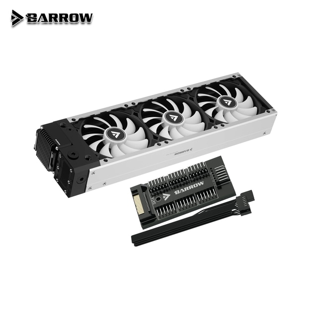 3 BARROW AIO 360 Radiator, Radiator+17W PWM Pump+Fan Integrated For ...