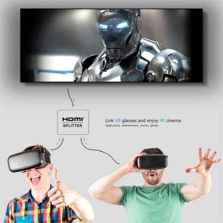 RD MINI 2 พอร์ตแยก HDMI 1 IN 2 OUT Switcher 4 K 3D 1080 P จำหน่าย HDMI สำหรับ HDTV PS3 ชุดสมุดบันทึก - top Box