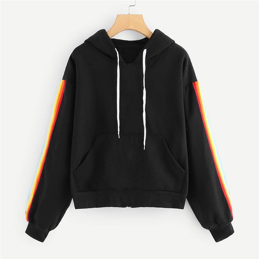VIASA/_ Womens Winter Warm Cat Print Long Sleeve Hoodie Sweatshirt Hooded Pullover Tops Blouse Shirt