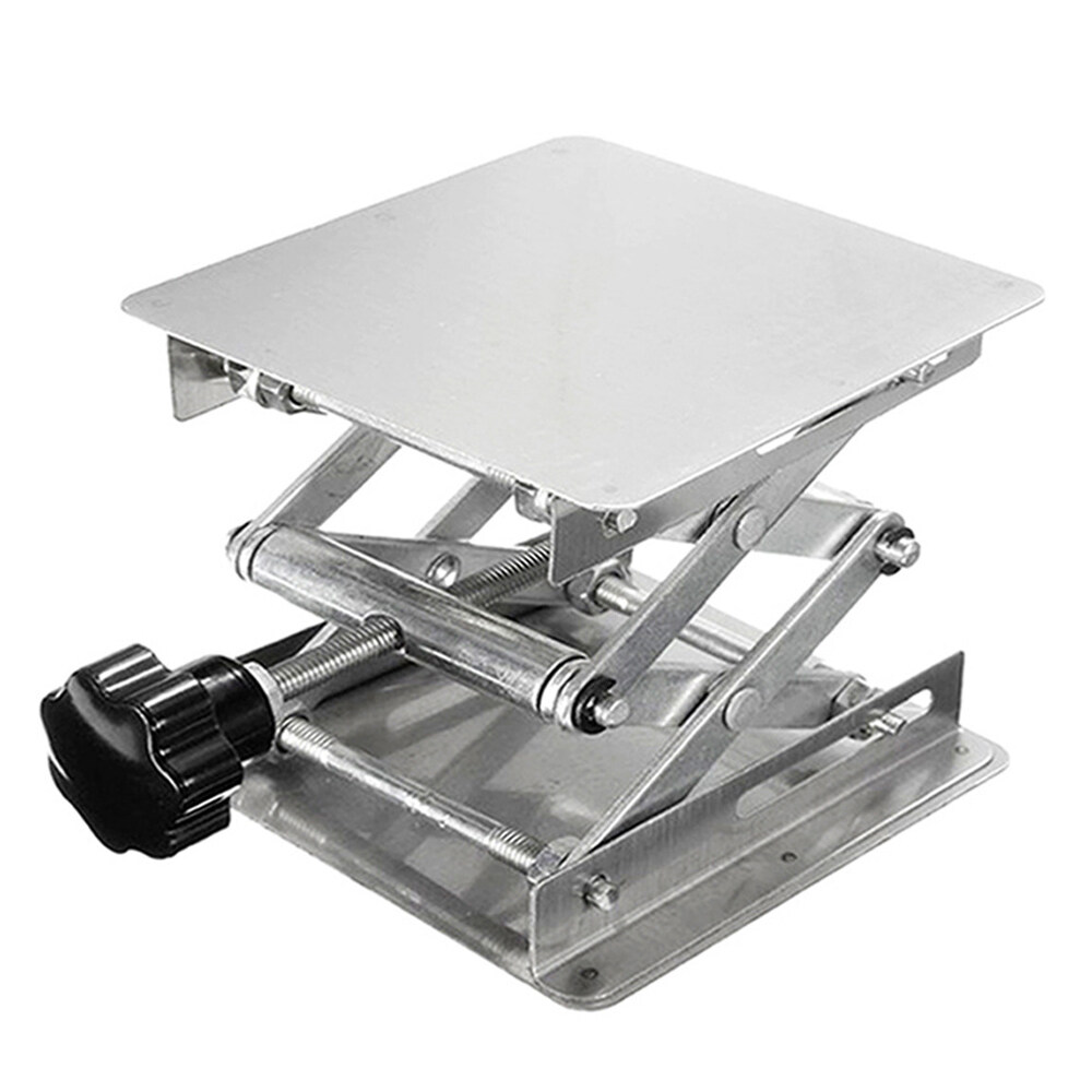 KKmoon Laboratory Manual Lift Platform Manual Height Adjustable Lifting