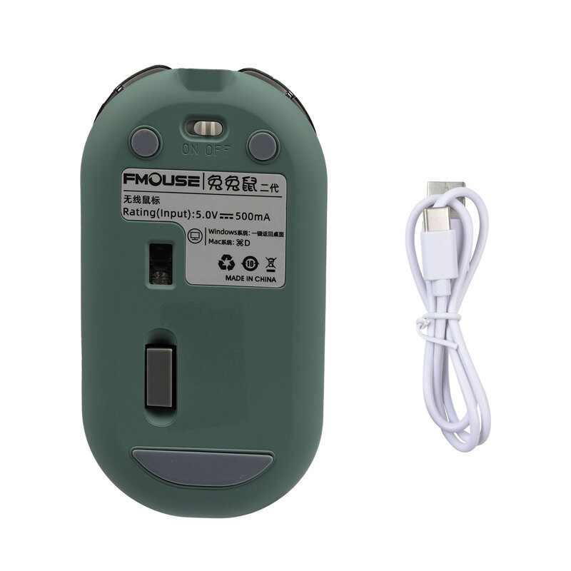 2.4GHz chuột bluetooth không dây chế độ kép Chuột quang USB im lặng và sạc lại được chuột cho PC Laptop Máy tính văn phòng