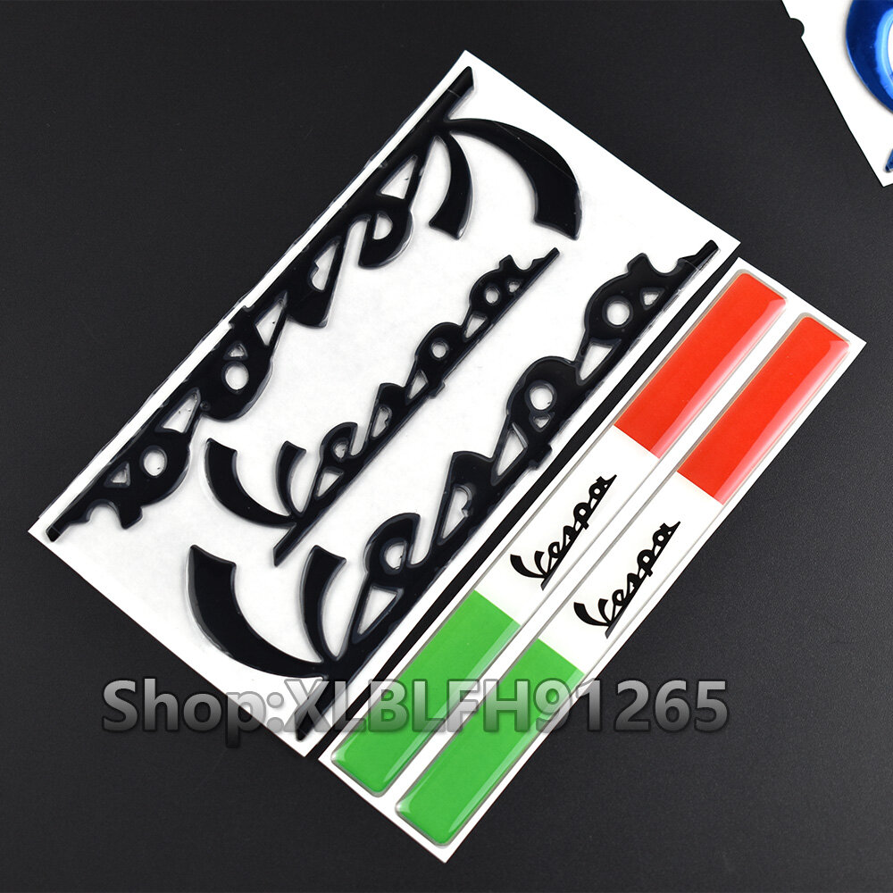 3D Motorcycle Emblem Stickers & Decals For PIAGGIO Vespa GTS300 LX125 LX150 125 150 ie Sprint Primavera 300 LX LXV Super Sticker