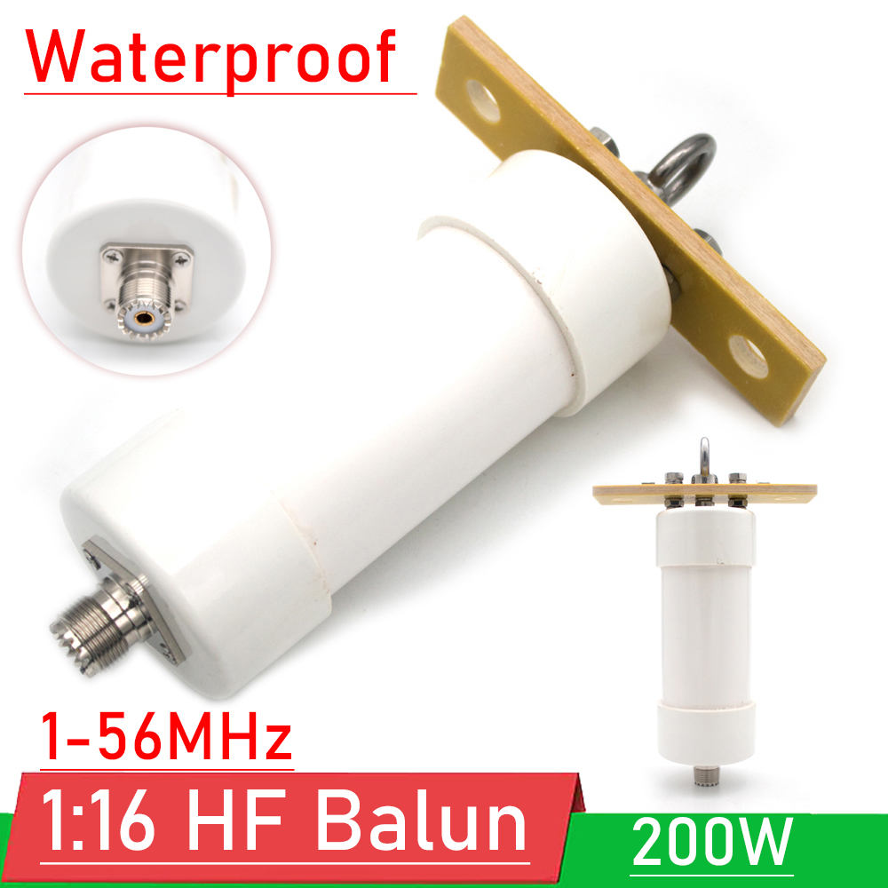 Femei HF Balun 1:4, 200W, 1-56MHz, Wasserdicht – Für Amateurfunk Und DIY-Antennen