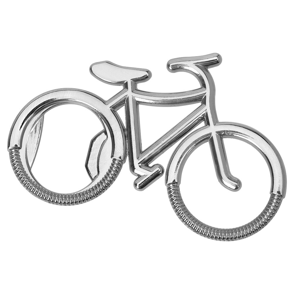 Keyring Key Chain Gift for Bicycle Lover Beer Soda Bottle Opener