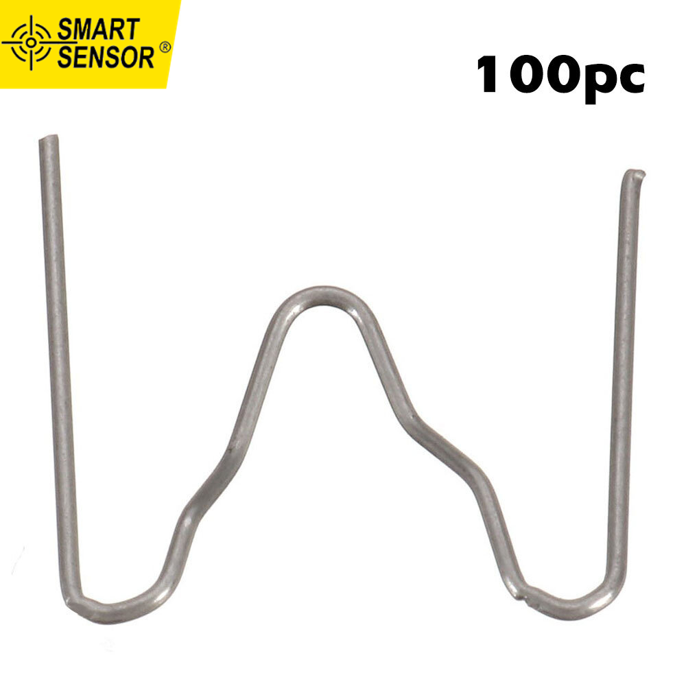 SMART SENSOR 100pcs Car Bumpers Plastic Welding Machine Welding Wire Plastic Welders Studs Appearance Repairing Machine Mending Repairing Standard Pre Cut Waves Staple