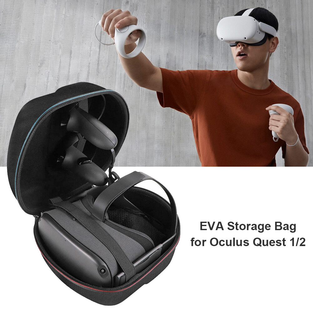 Travel Carrying Case for Oculus Quest 2 Quest VR Headset Touch Controllers Hard Shell EVA Storage Case