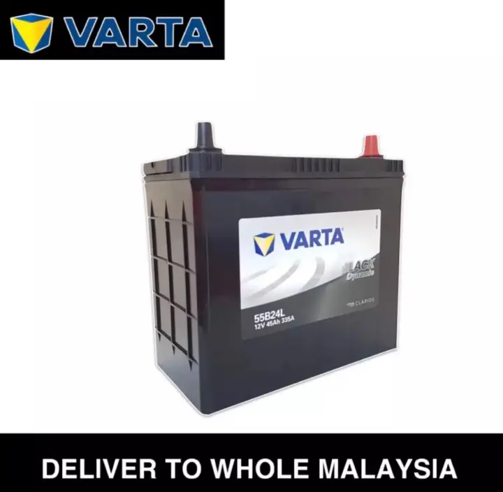 Varta Black Dynamic Sli B24 Ns60l 55b24l Maintenance Free Car Battery Made In Korea Lazada