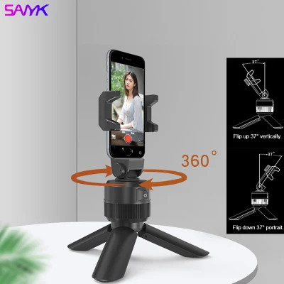 SANYK 360° AI Smartphone Gimbals Stabilizer Anti-shake Face Tracking Video Photography Live Vlog Video Tripod Tiktok Live Broadcast