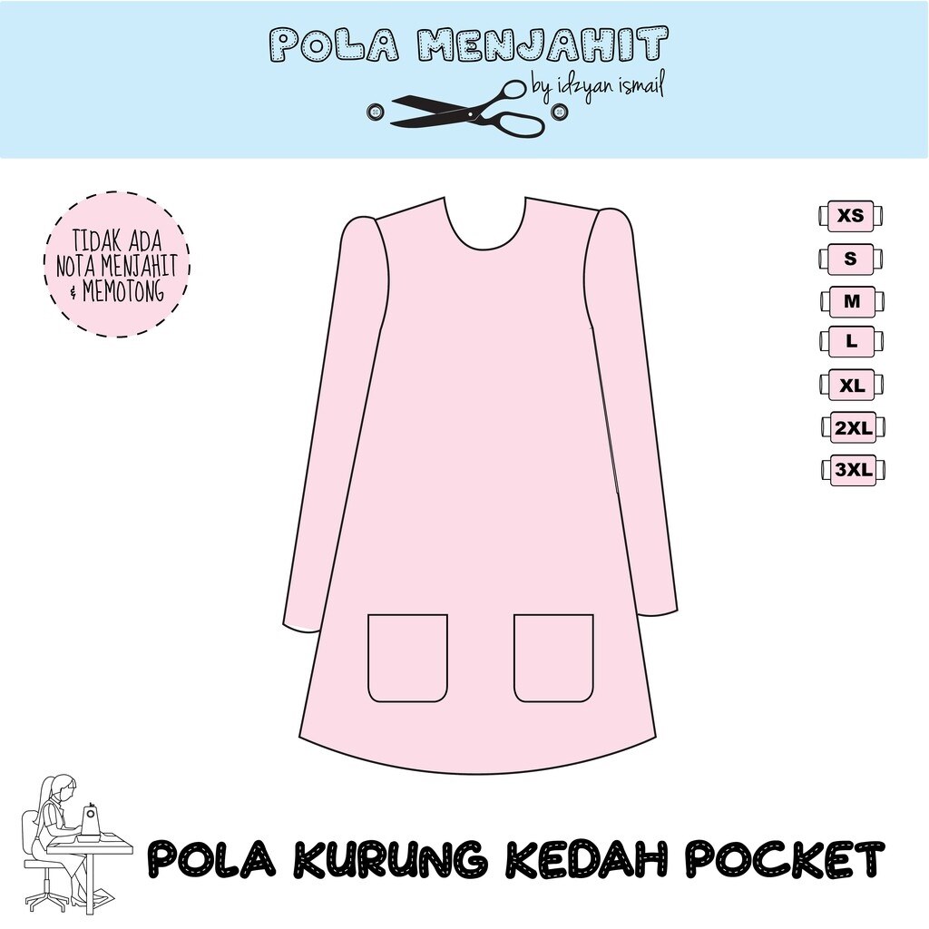 Pola Baju Kurung Kedah Awie Manik : Playlist 2 Lipatan Dan Sambungan ...