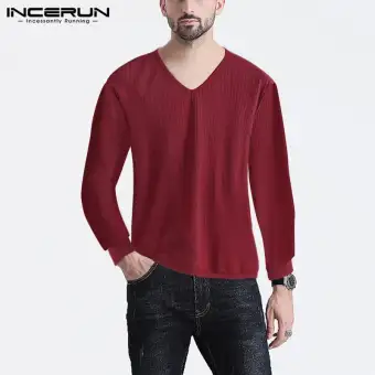 long sleeve v neck jumper