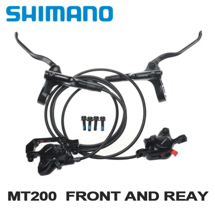 shimano hydraulic disc brake set front and rear